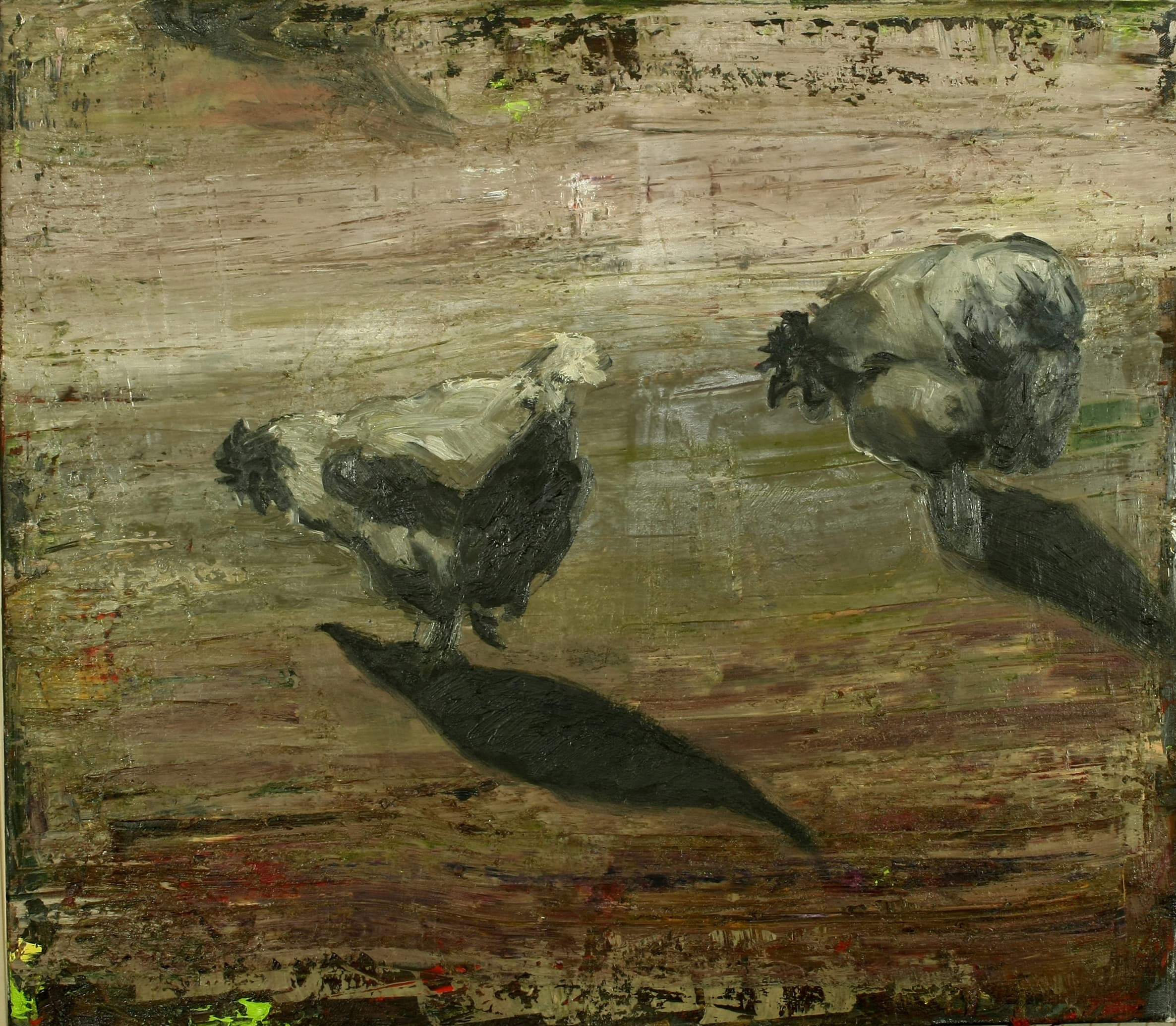  poules.80x60.huile 